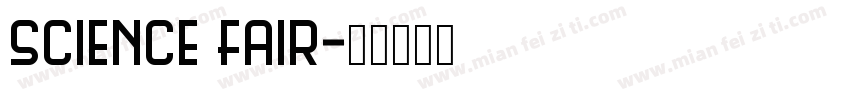 Science Fair字体转换